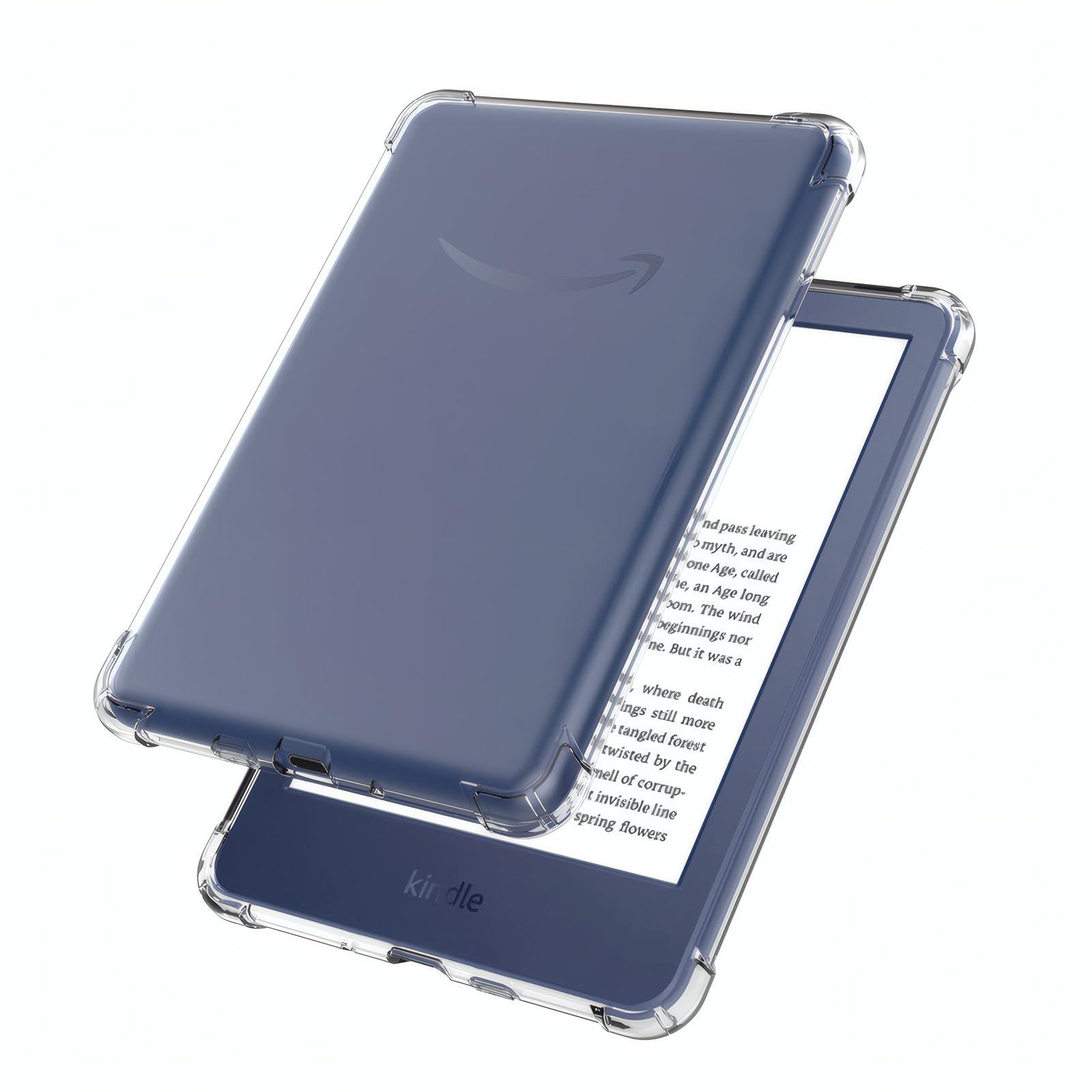 Custodia per Kindle 11e génération 2024/2022 (Modèle C2V2L3) Custodia trasparente per il nuovo Kindle 11e génération 2024/2022 (Modèle C2V2L3) 6" Retro in Silicone Leggero Antigraffio