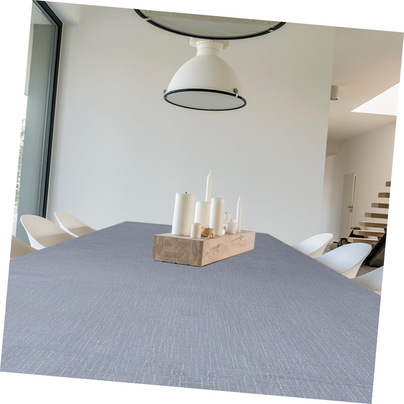 Wachstuchtischdecke Quadratisch aus PVC Tischdecke Pflegeleicht und Abwischbar für Küche und Wohnraum