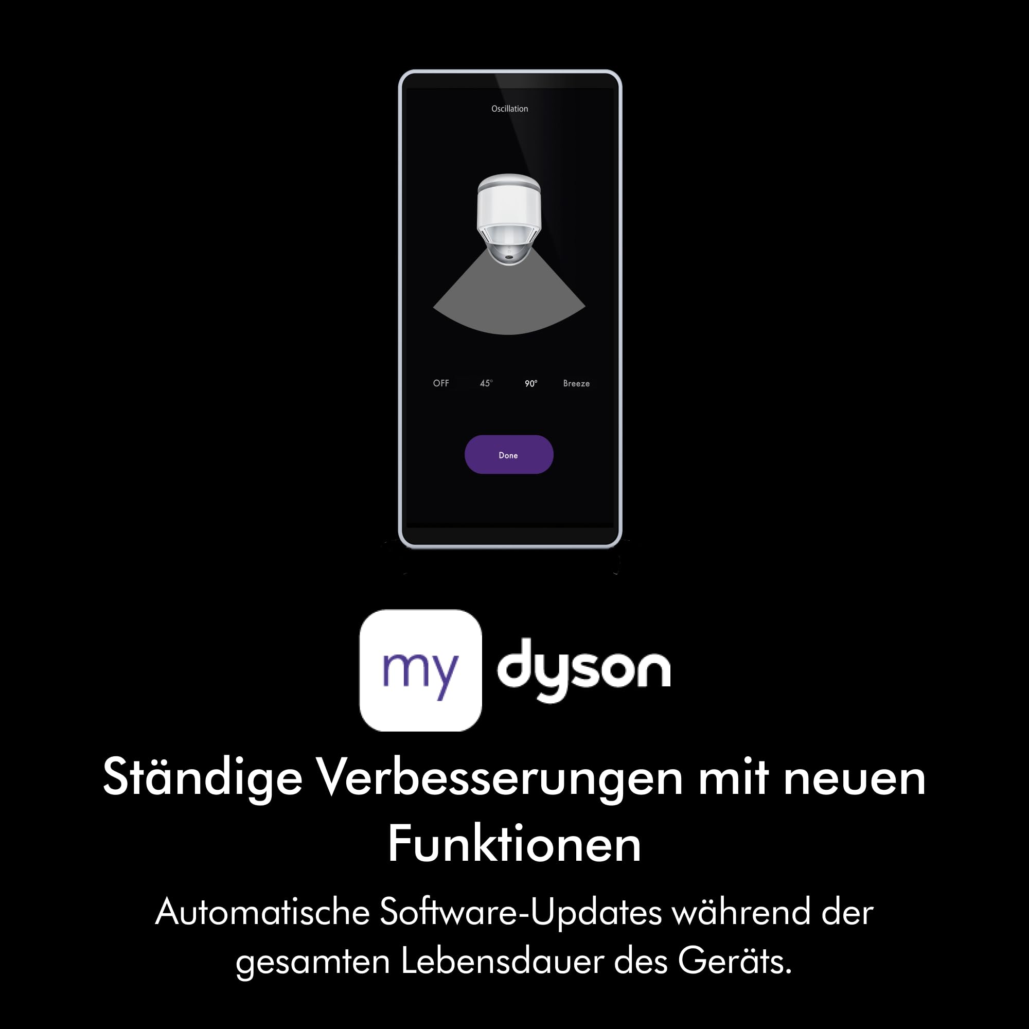 Dyson Purifier Cool™ PC1 Turmventilator Luftreiniger mit HEPA‑H13‑Filter – Leistungsstarke Kühlung & Luftreinigung für Räume bis 23qm, Steuerung über App‑ & Fernbedienung, 350° Rotation (Weiß)