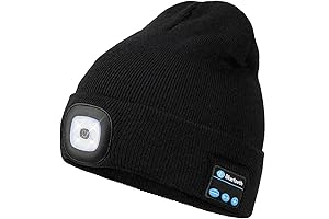 Wmcaps Bluetooth Beanie with a Light, the Coolest Unisex USB Rechargeable Beanie