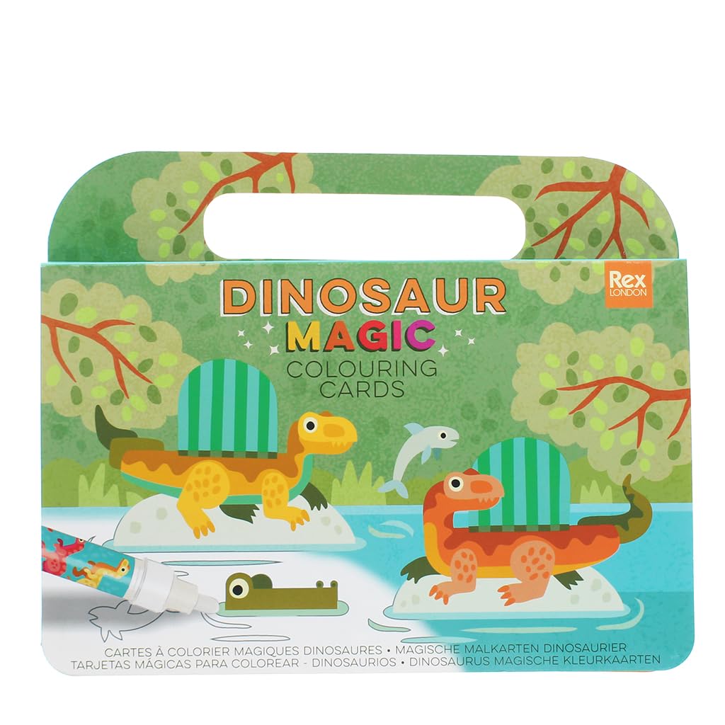 Rex London Baby Dinos Magic Water Colouring Cards