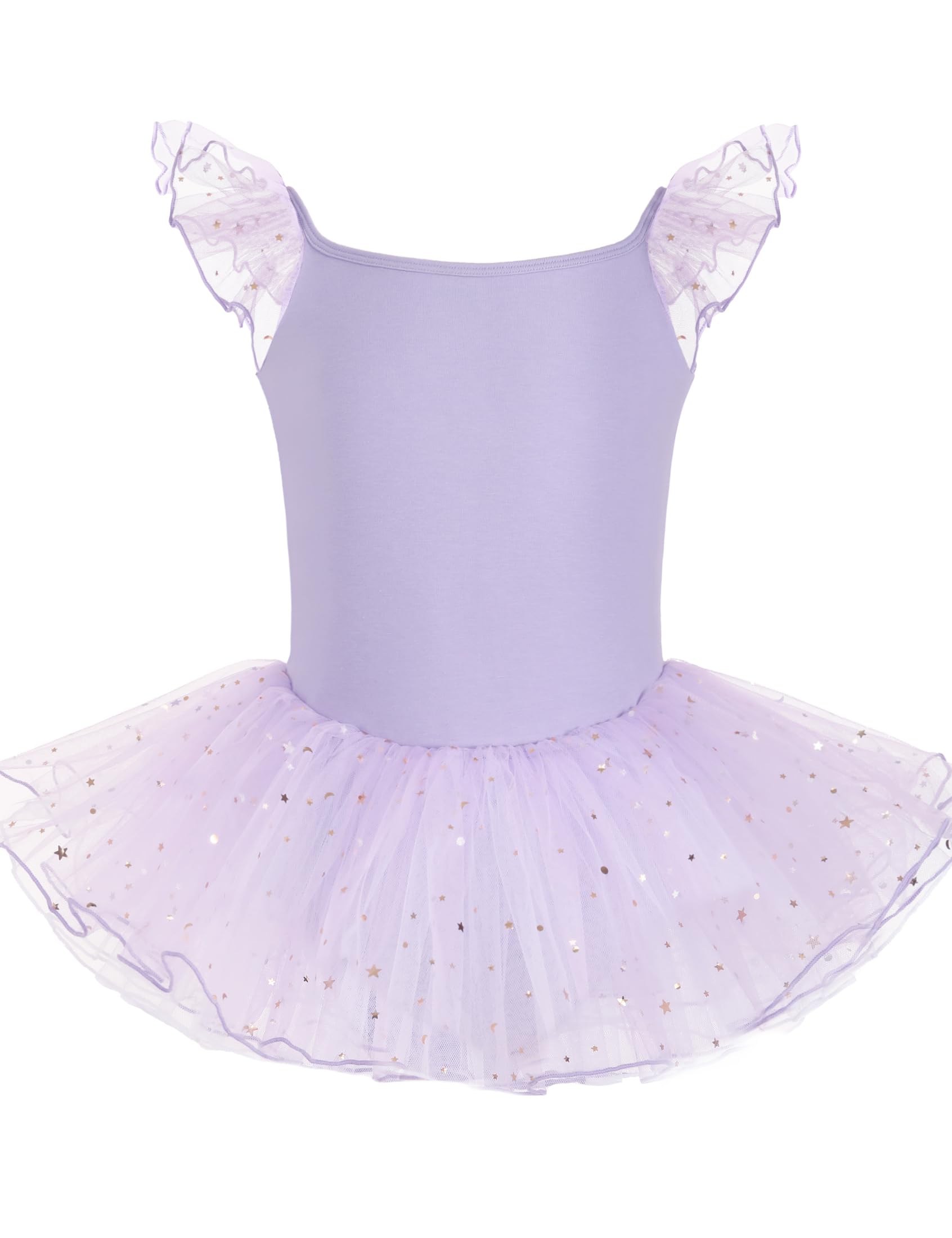 HIPPOSEUS Niña Tutu Vestidos de Ballet Maillot de Danza Gimnasia Leotardo Body Clásico para Niñas Body Traje de Baile,Y-04WDM