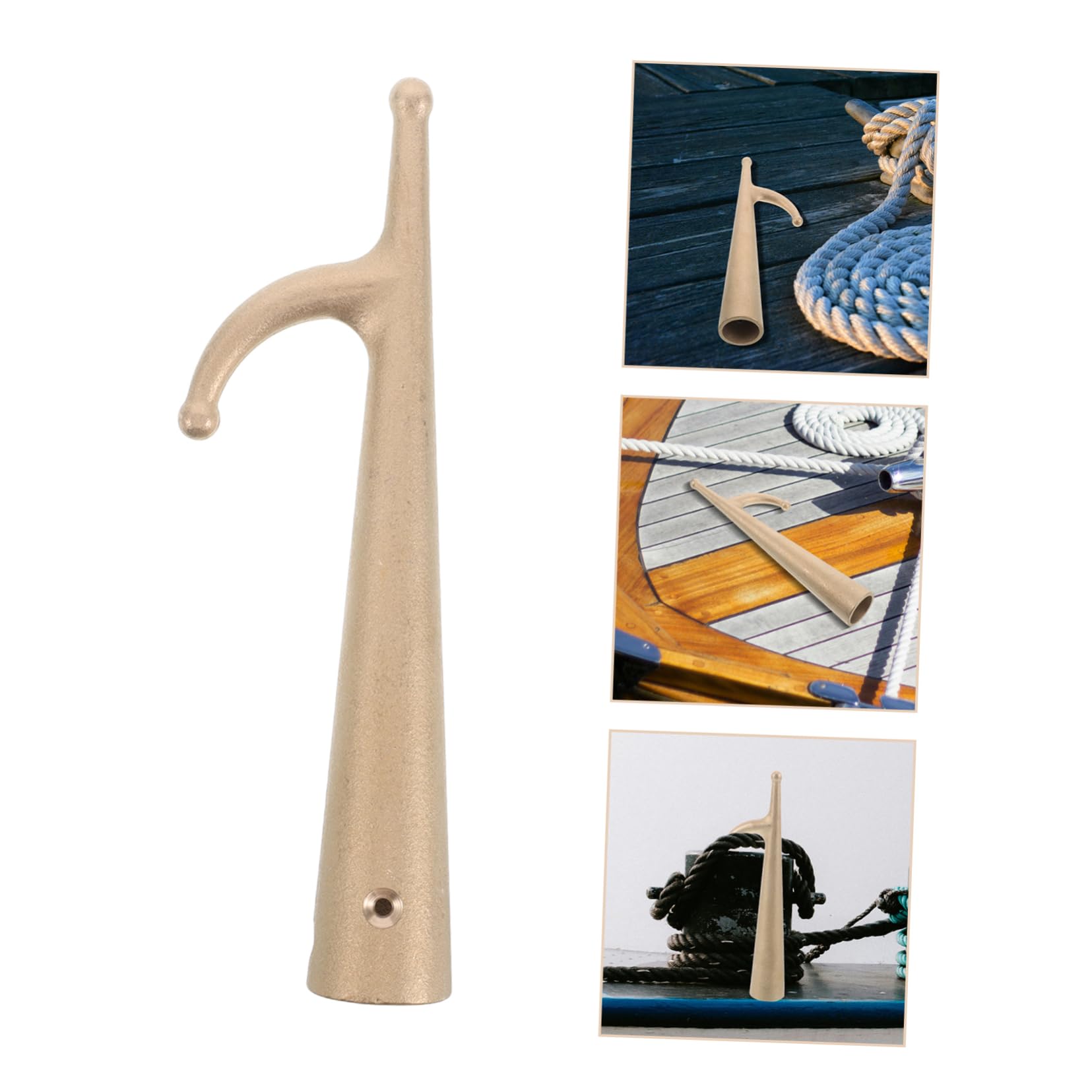 VANZACK Gaffe Vintage pour Bateau Kayak Radeau Canot Tête De Crochet Ancre Accessoires De Yacht Quincaillerie De Yacht