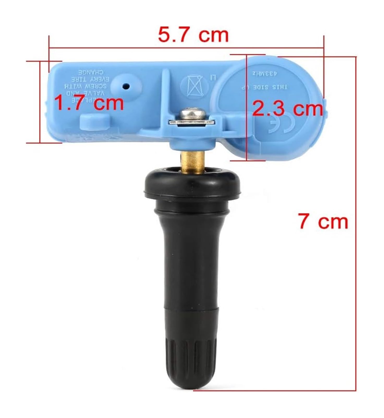 Czujnik ciśnienia w oponach do Chevroleta 1 szt. Czujnik ciśnienia w oponach samochodowych TPMS Czujnik systemu monitorowania ciśnienia w oponach 13581561 22853740