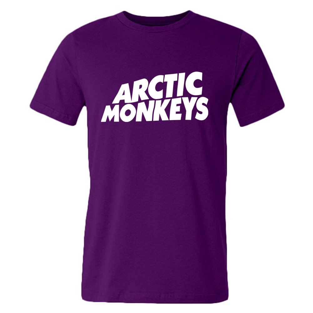 Arctic Monkeys Short Sleeve Crew Neck Cotton Men's Logo T Shirts