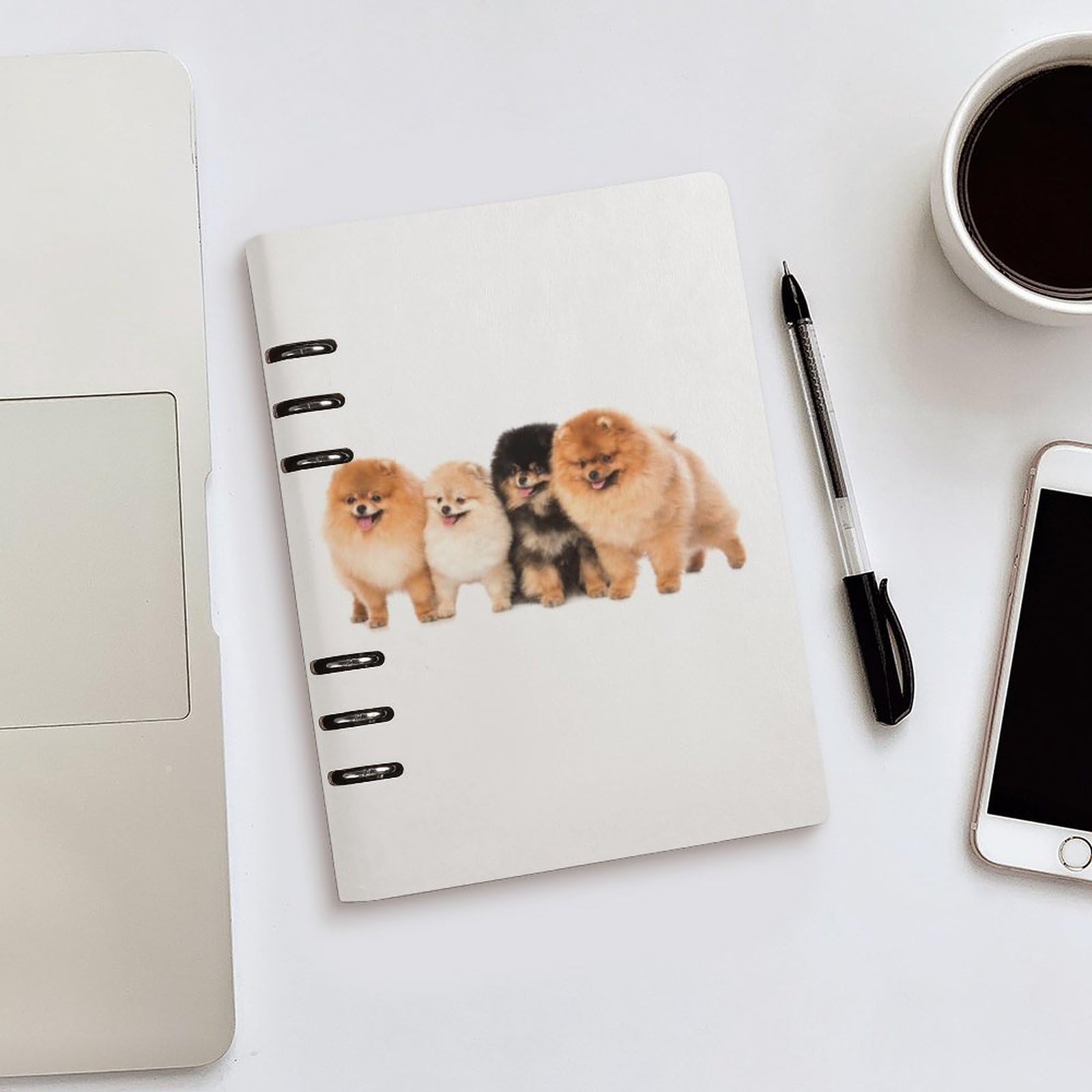 ぽめまるページ Amazon.co.jp: バインダーノート ポメラニアン かわいい いぬ 犬