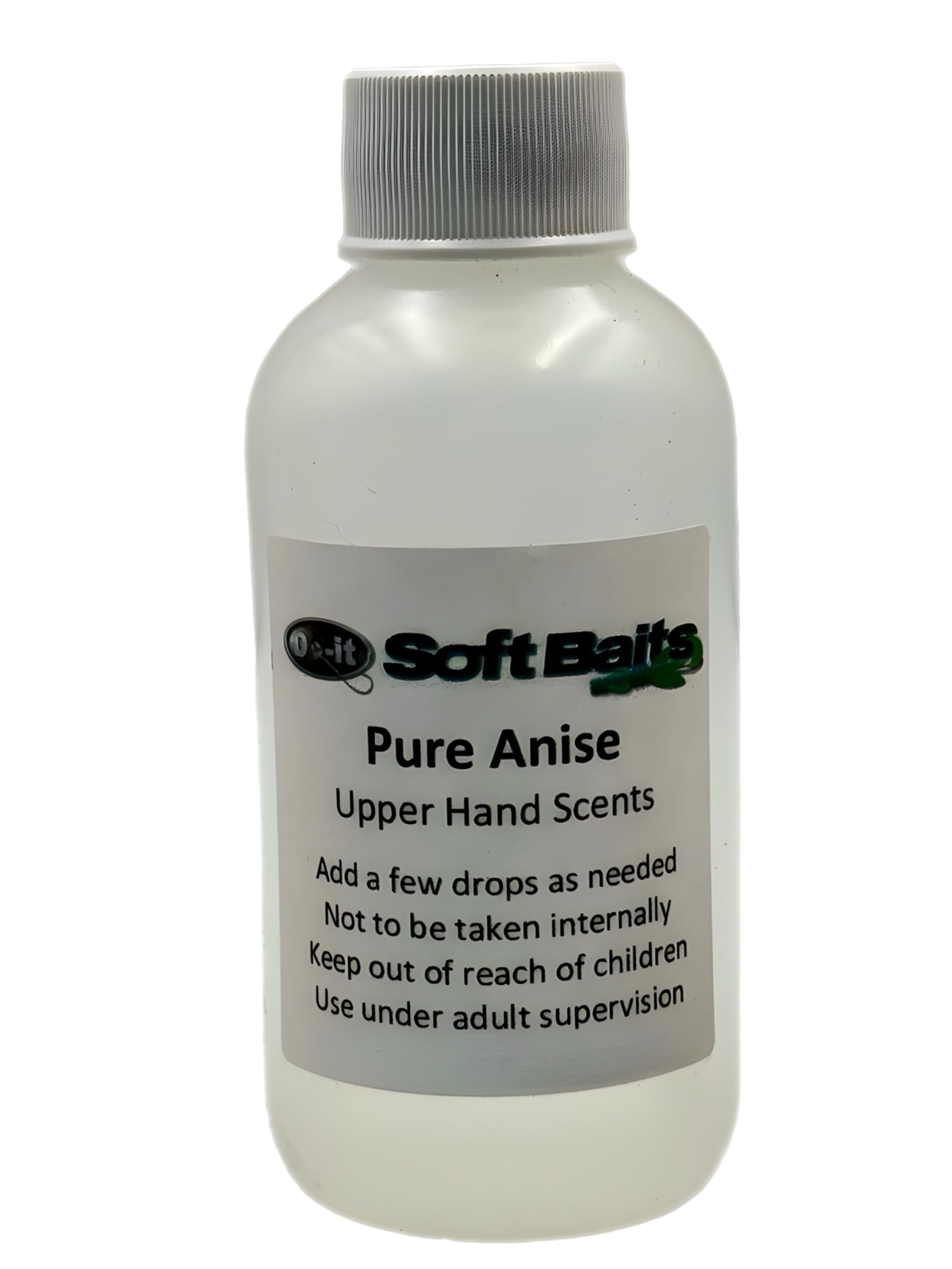 Super Concentrated Upper Hand Scents for Soft Plastic Lures 5.5oz - 5 Favors - Hawg Sauce, Hawg & Anise, Pure Garlic, Pure Anise &Triple Threat (Pure Anise- (Extreme Potency) 5.5 Oz)