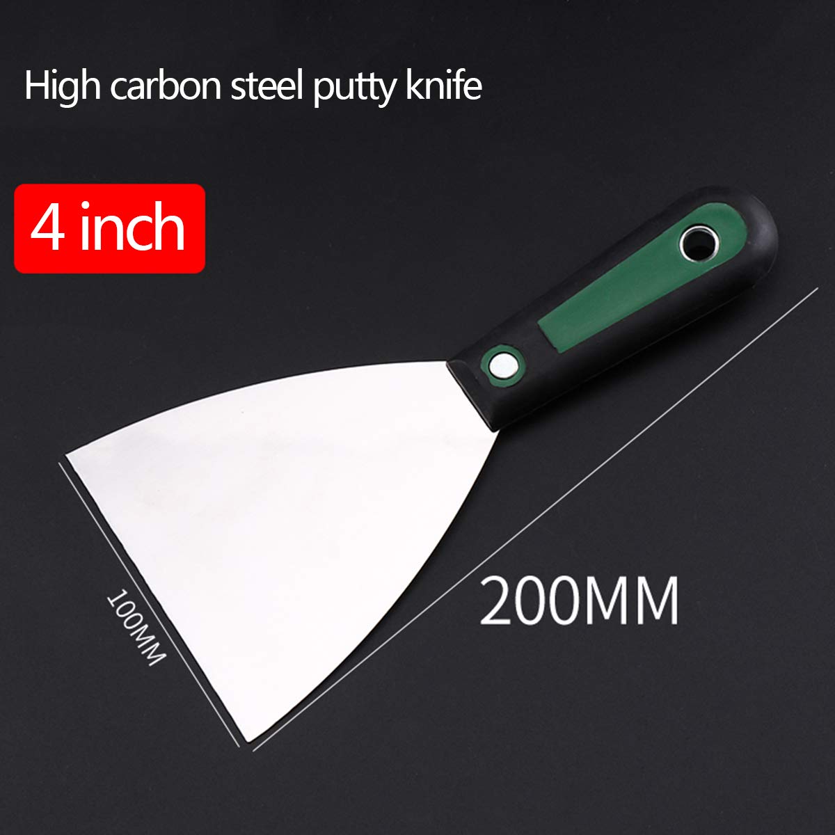 Herramientas de relleno de paredes, cuchillos de r Paleta Paleta de enyesado Raspadores de metal, raspadores de masilla for paneles de yeso, calcomanías, papel tapiz, horneado, parches y pintura/1 pul