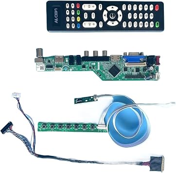 for LP156WH4TL LP156WH4-TLN1 Laptop Screen Analog TV 1366x768 40Pin LVDS HDMI+VGA+AV+USB 15.6" Driver Controller Board Kit DIYfor LP156WH4TLC1