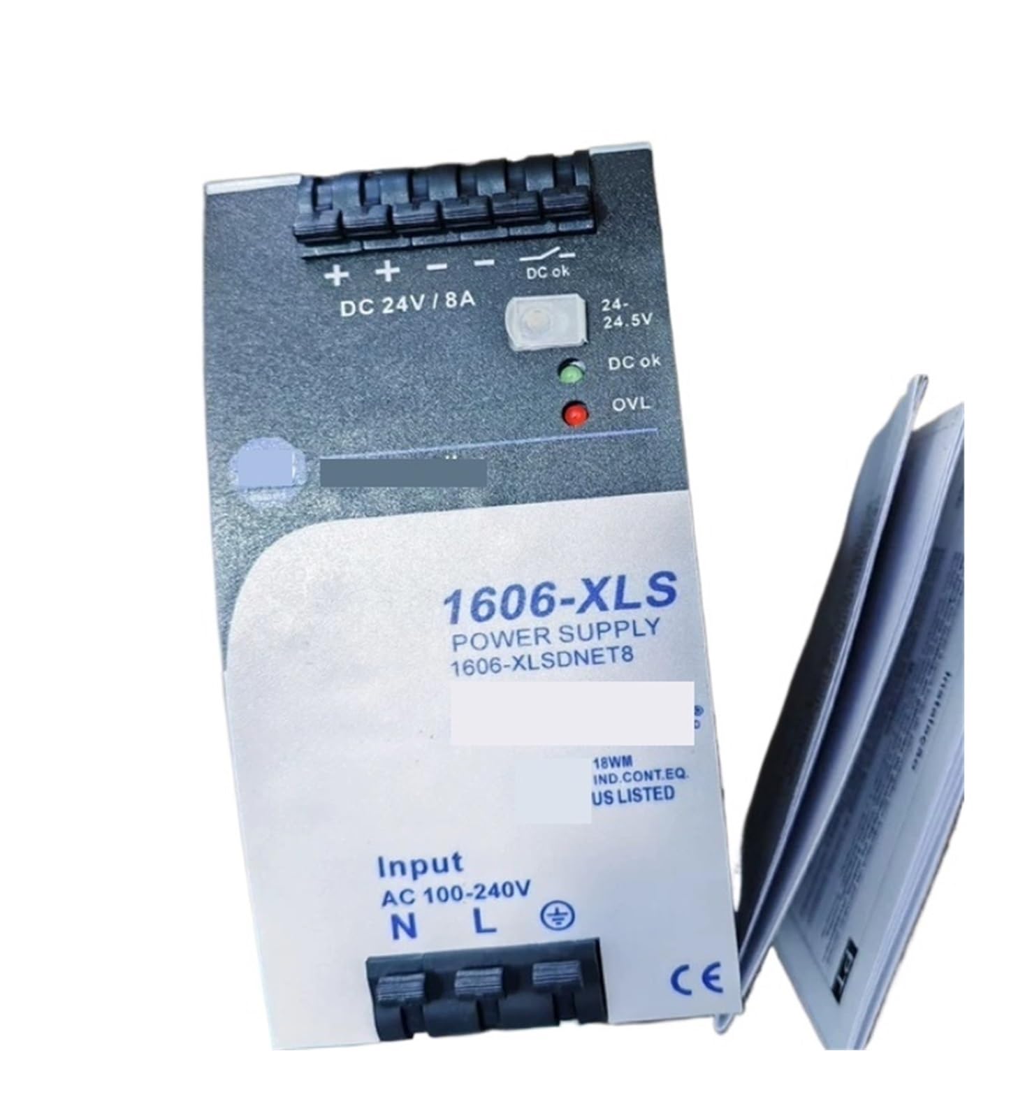 X psblty Switching Power Supply 1606-XLSDNET8 Rated Power: 240 W, Output: 24 VDC, Input: 100–240 VAC