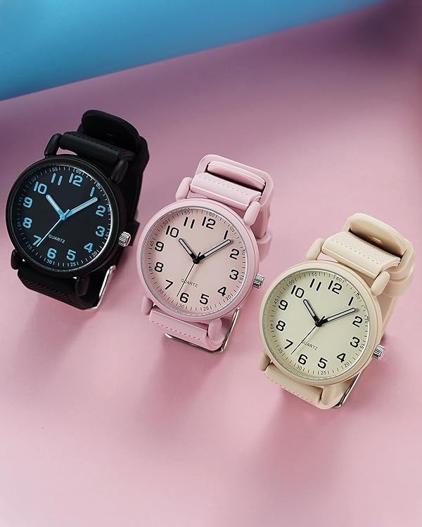 CIVO Ladies Watches for Women Black: Easy to Read Analog Quartz Wrist Watch Waterproof Fashion Casual Silicone Strap by CIVO - Image 9