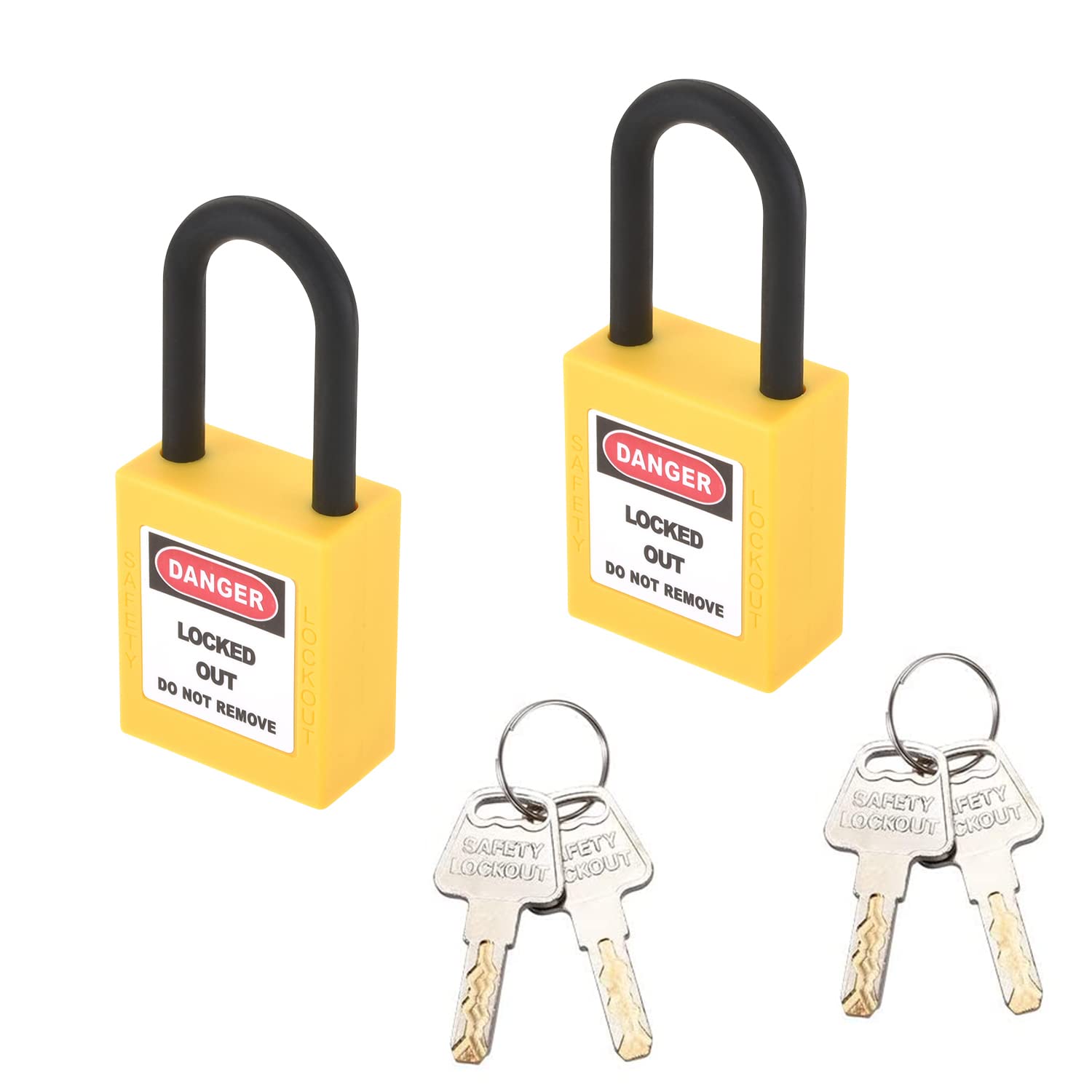 Cadenas De Sécurité - EJ.LIFE - Modèle Rouge - Alliage D'aluminium - 2