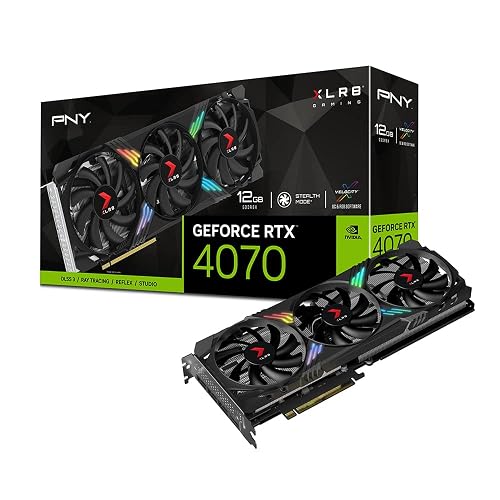 PNY GeForce RTX 4070 12GB XLR8 Graphics Card