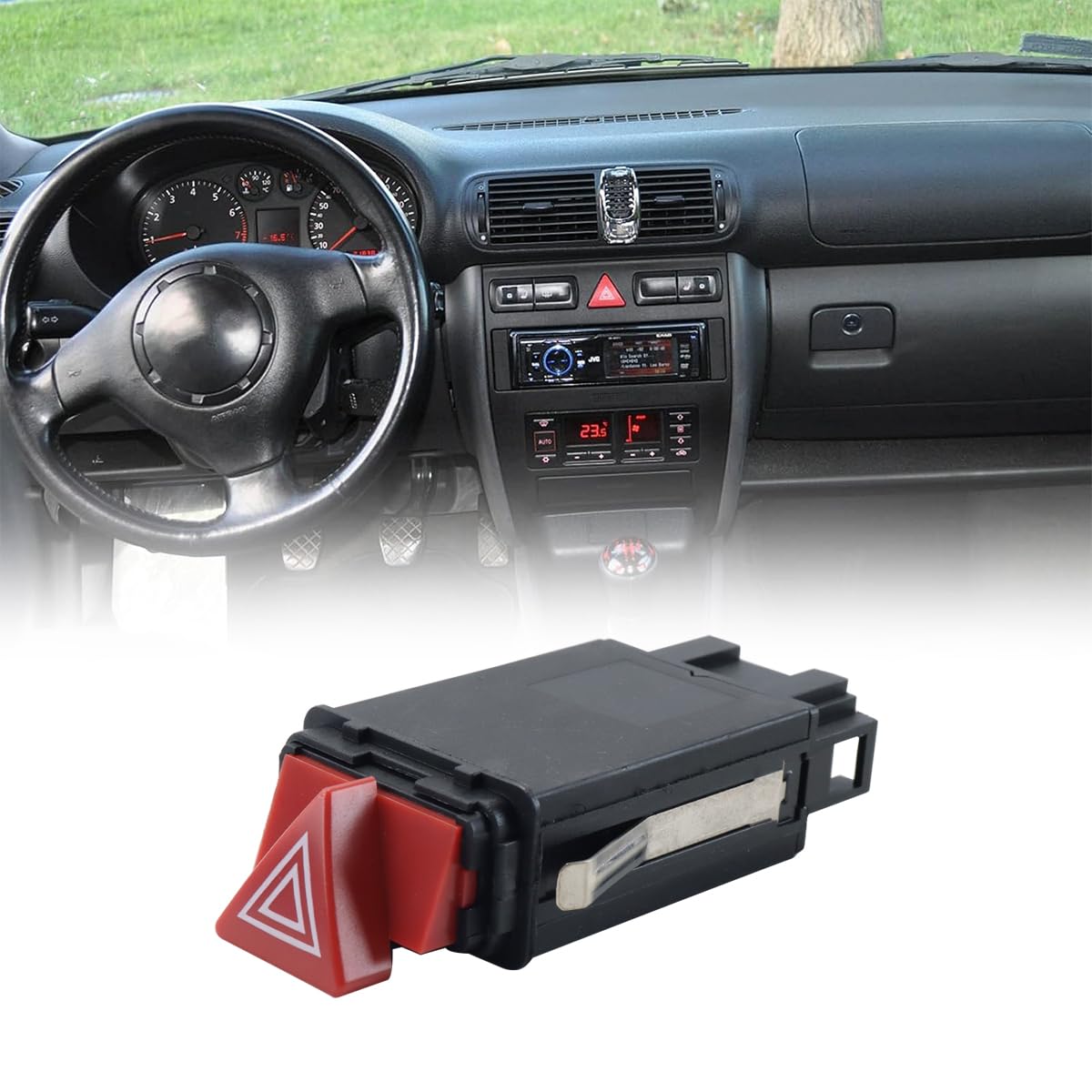 Interruptor de luz de Advertencia de 9 Pines 8D0941509H para A4 8D2 A4 Avant 8D5 Advertencia de Peligro
