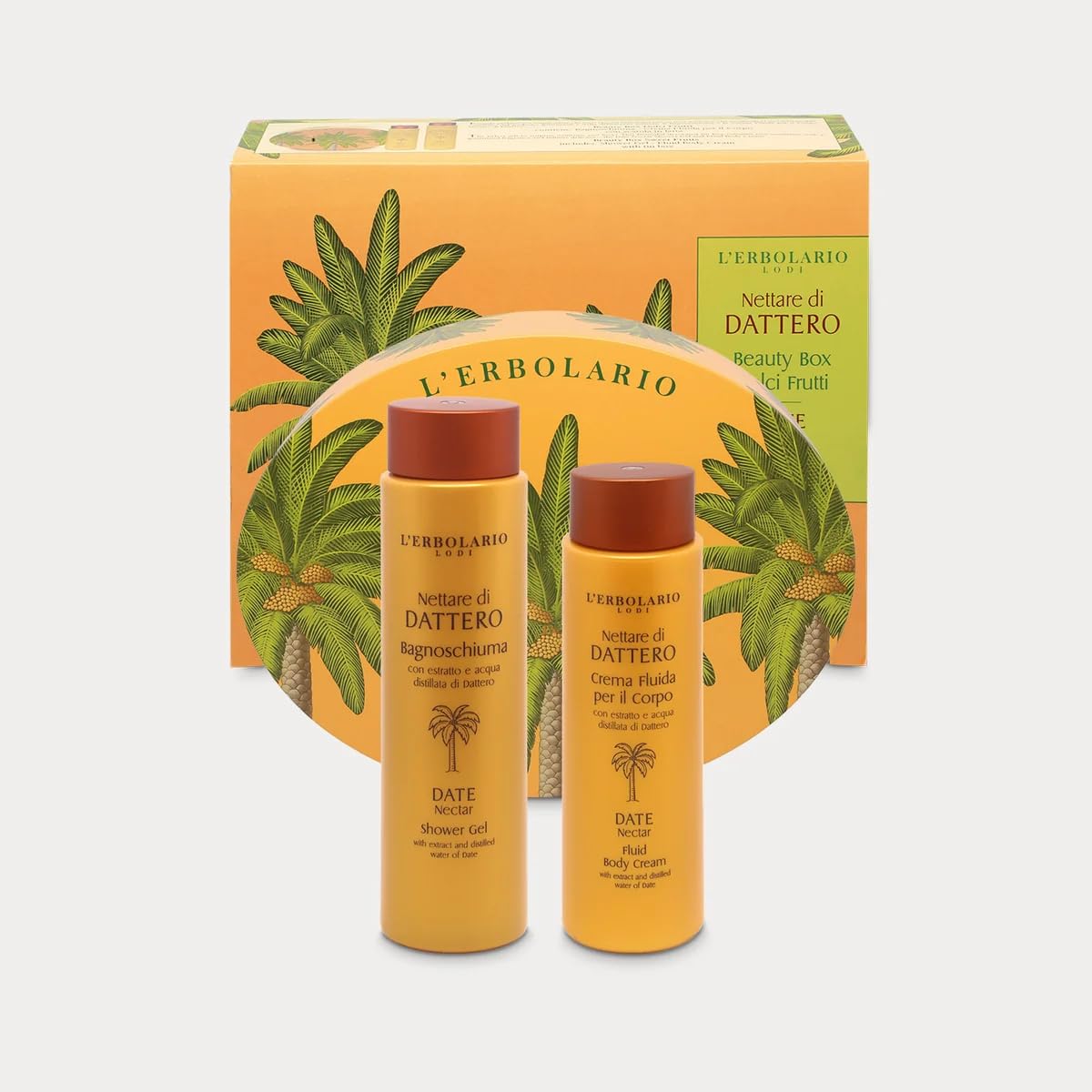 L'Erbolario Dattero Nettare Beauty Box Sweet Fruit - Gel de ducha 250ml + crema corporal 200 ml