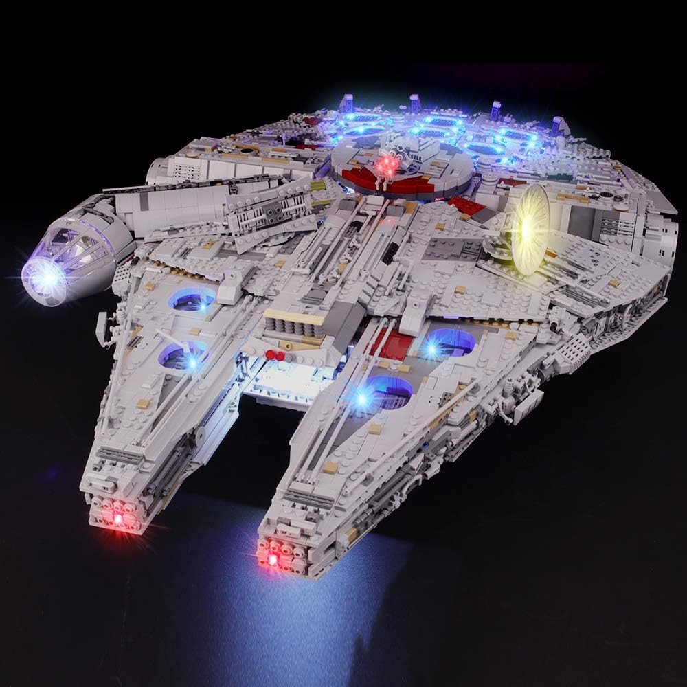 BRIKSMAX Led Lighting Kit for LEGO Star Wars Millennium Falcon- Compatible with Lego 75192 Building Blocks Model- Not Include The Lego Set