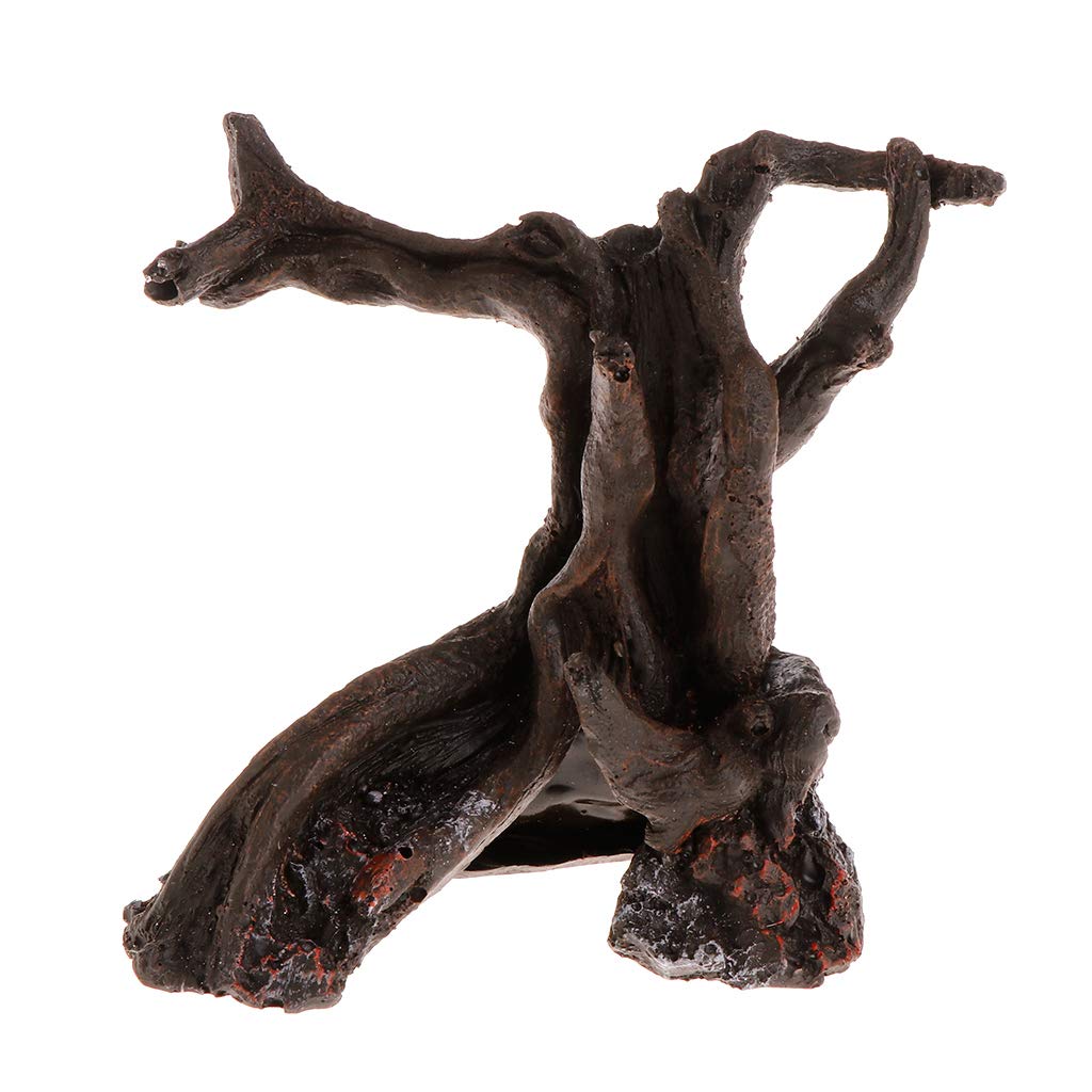 NEWFT Fish for Decoration Aquarium Hideaway House Resin Root Ornament