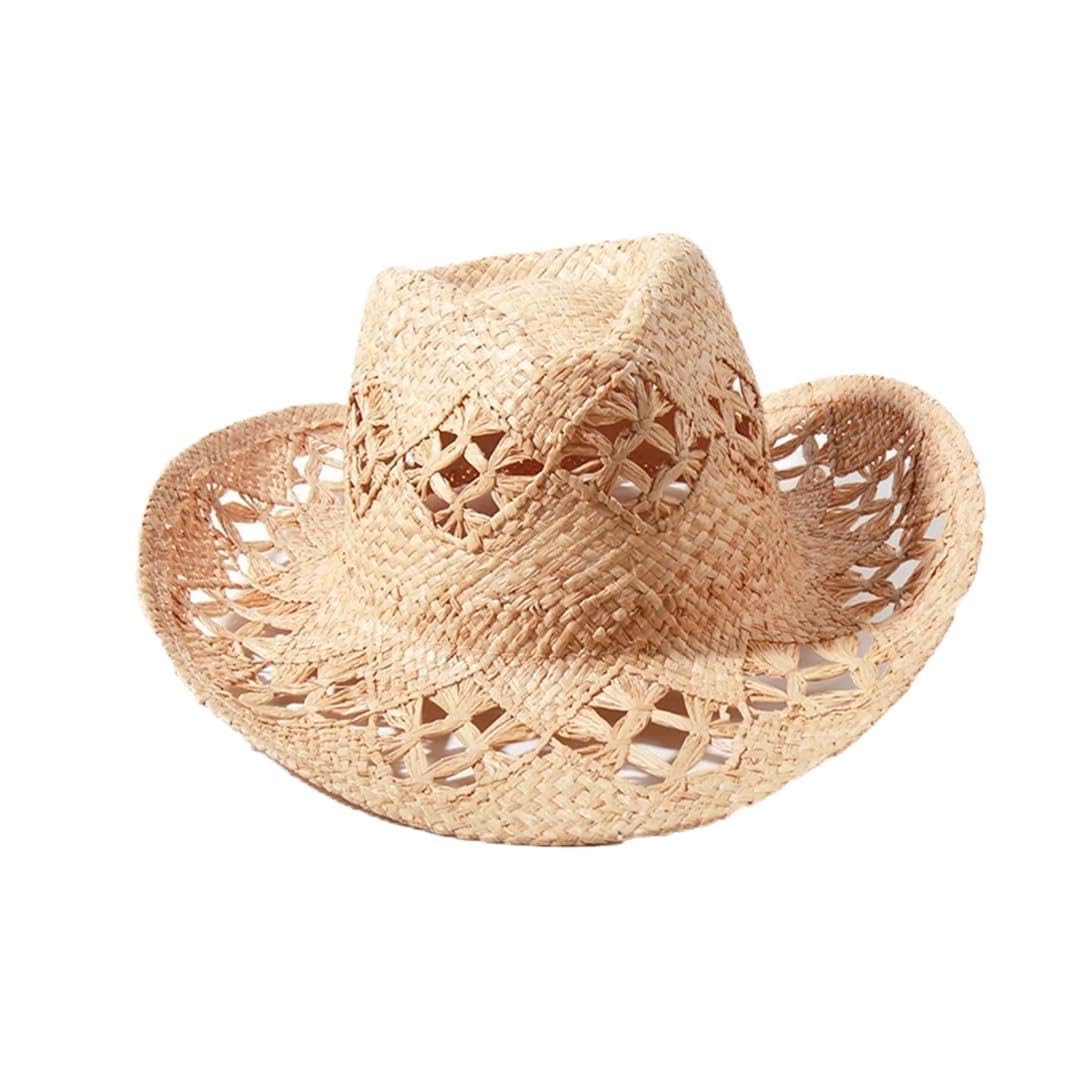 EYRMQWJPC Wide Brim Sun Hat, Women Men Summer Beach Straw Fedora Big Brim Sun Hat Multicolor(S1786)