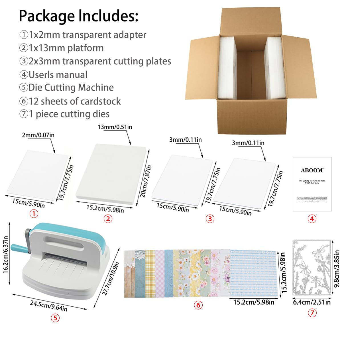 6 Inch Die Cutting Machine - Crafting & Scrapbooking -4