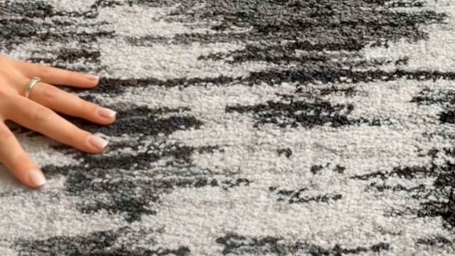 Tapete SAFAVIEH Area Rug 8x10 Fontana Shag Gris y Marfil miniatura 7