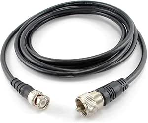 CablesOnline 2ft RG8x Coax UHF (PL259) Male to BNC Male Plug 50 OHM Antenna Ham Radio Cable (R-UB002)