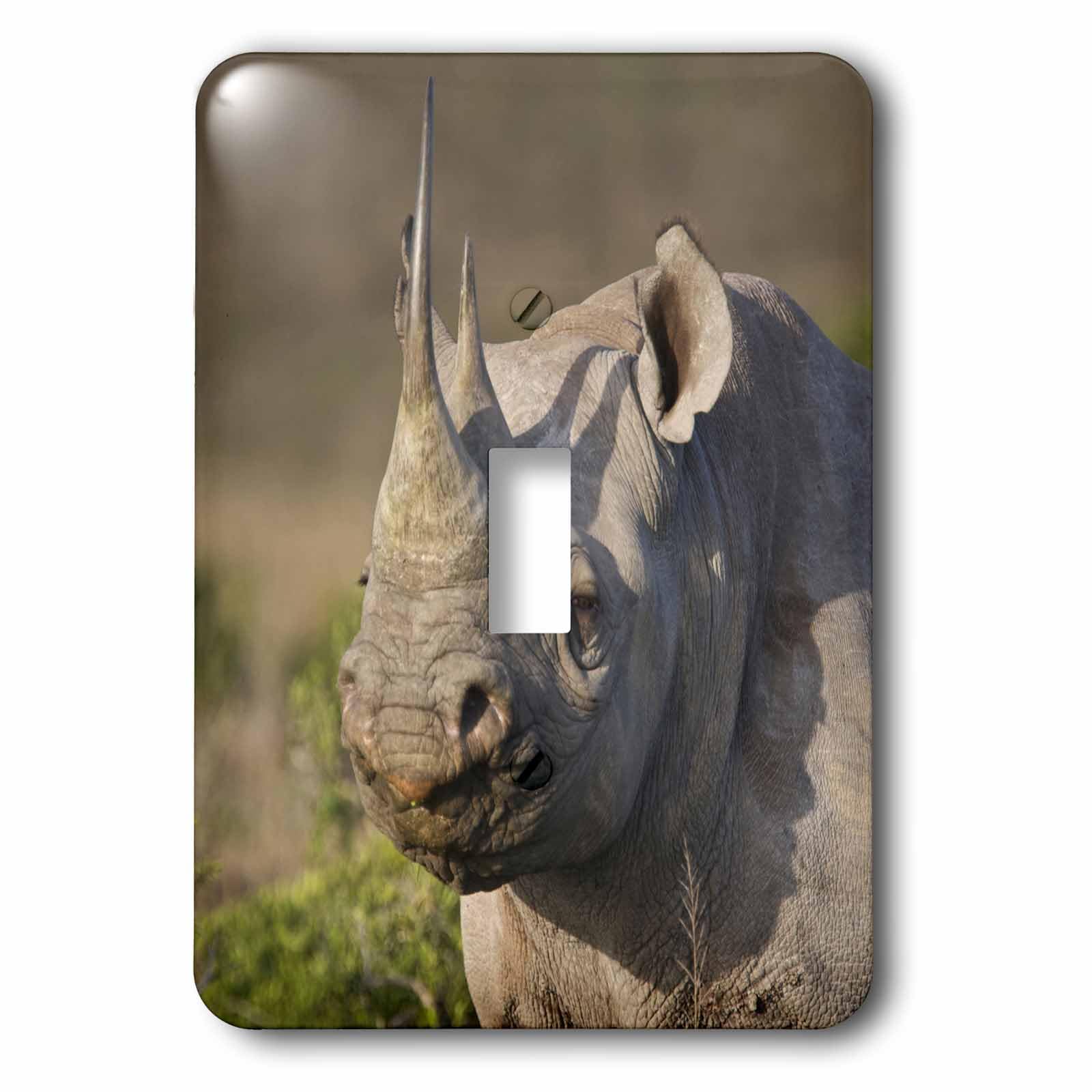 Interrupteur décoratif Rhinocéros Noir Shamwari 3dRose LSP_74583_1