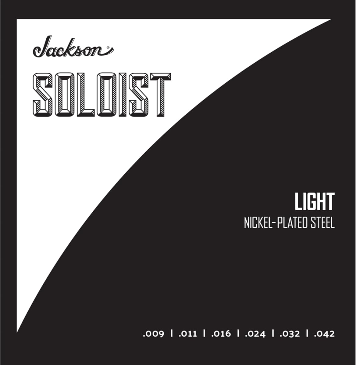 Cuerdas solistas Jackson, luz .009-.042