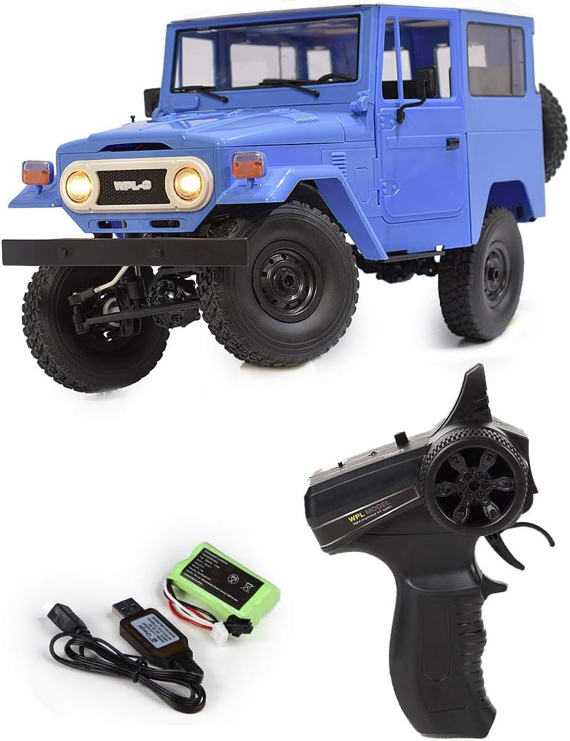 フルメタル化 WPL ラジコン RTR C34-1 マットブラック WPL JAPAN C34 WPL 1/12 Scale 4WD RC Car Rock Crawling