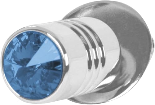 Miniatura 2 de Grand General 50851 - Cierre de matrícula de aluminio cromado con cristal azul