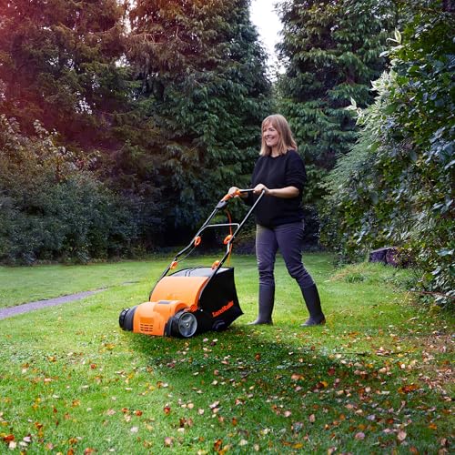 LawnMaster 1350W lawn scarifier, lawn rake, aerator. Electric scarifier with 33cm working width, interchangeable attachments, adjustable working depth and 40L collection bag, With 10m long cable. 3 LawnMaster 1350W lawn scarifier, lawn rake, aerator. Electric scarifier with 33cm working width, interchangeable attachments, adjustable working depth and 40L collection bag, With 10m long cable. - Image 3