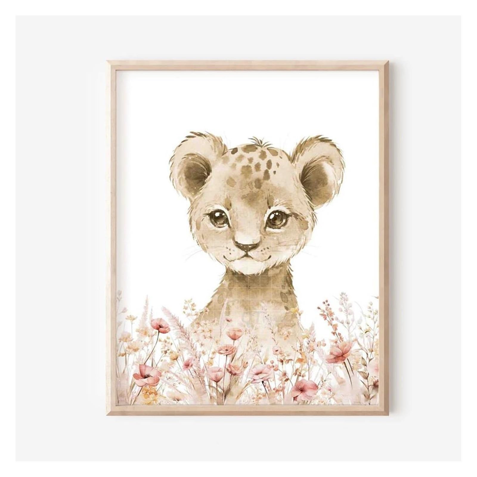Póster nórdico de animales para dar vida a la habitación de los niños