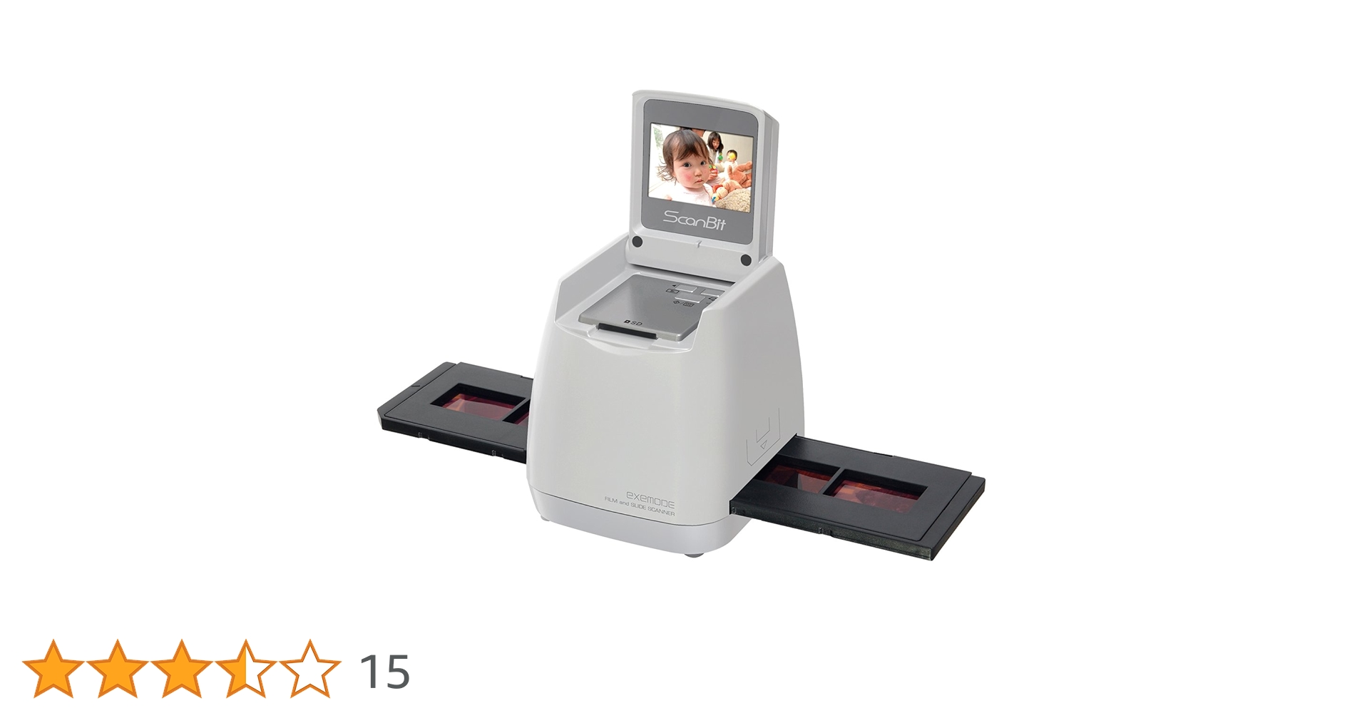 Amazon | EXEMODE 2.4インチ液晶モニター搭載 フィルムスキャナー