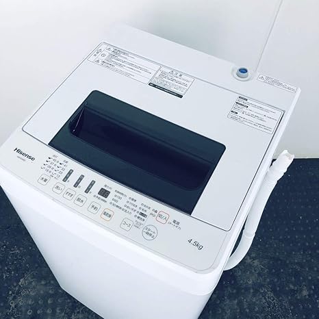 Amazon ハイセンス 4 5kg全自動洗濯機 エディオンオリジナル ホワイト Hw E4502 Hisense ハイセンス 洗濯機 通販