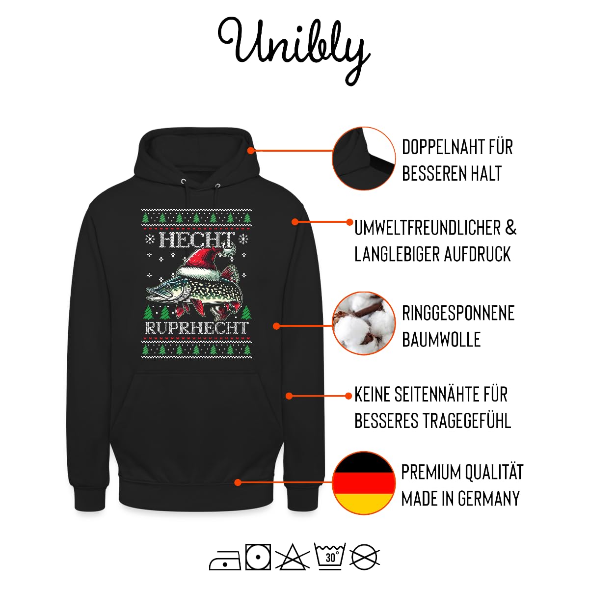 Hecht Ruprhecht Knecht Ruprecht - Maglione natalizio