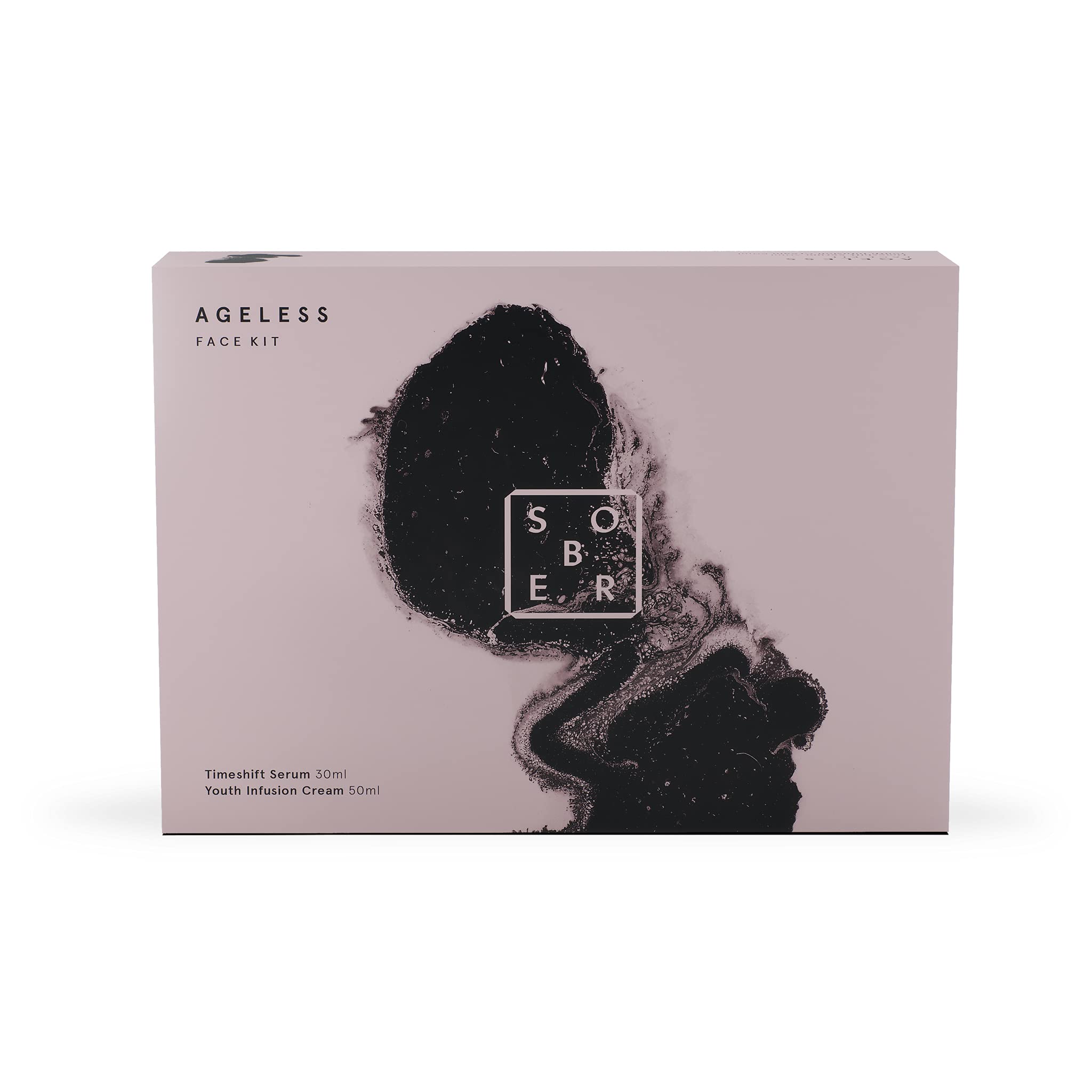 sober® | 2er Anti-Aging Pflegeset bestehend aus Anti Aging Creme (Youth Infusion Cream 50ml) und Serum (Timeshift Serum 30ml) | Einzigartige Formulierungen für maximale Ergebnisse