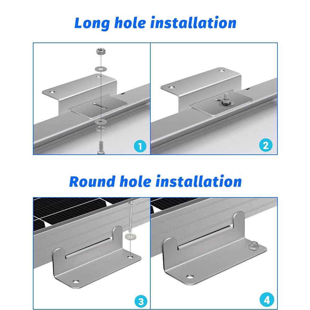 DTYGUIXE 4 Z-Solarmodul-Halterungen Aus Aluminium ? Produktbild-Vorschau 3