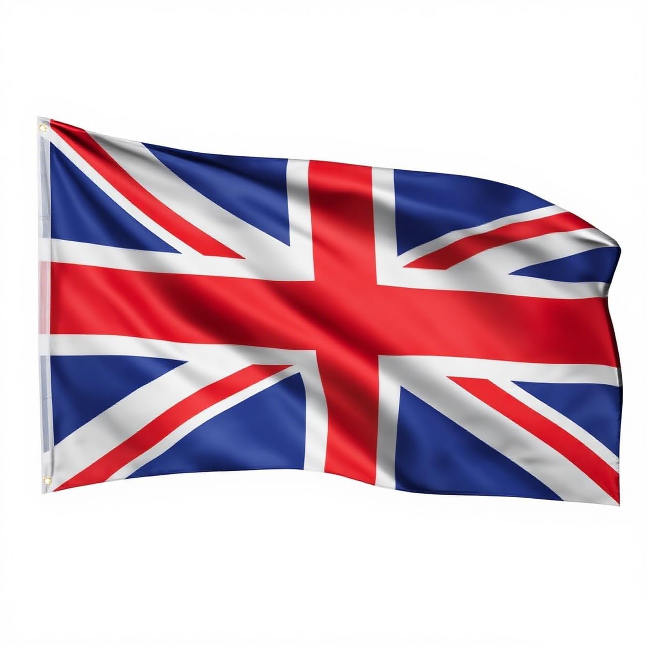 Union Jack Flags - Union Jack Flag 3FTx5FT-(90x150cm), Large British Flag Outdoor Indoors, Double Stitched United Kingdom Flags, Decorations House Banner (1PACK)