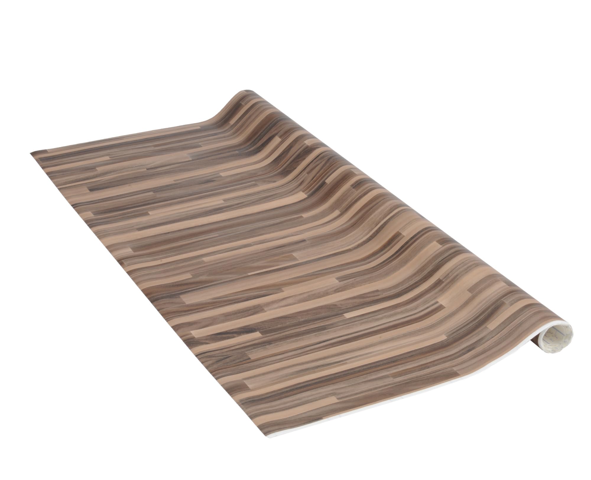 Klebefolie Perfect Fix® Parkett Braun, Holzfolie, Dekofolie, Möbelfolie, Tapeten, selbstklebende Folie, ohne Phthalate, keine Luftblasen, Natur-Holzoptik, 90cm x 2,1m, Stärke: 0,15 mm, Venilia 54306