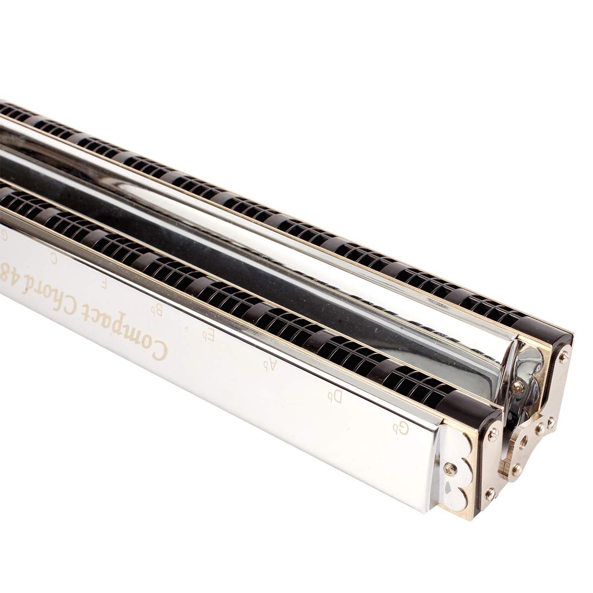 Clé d'harmonica d'accord de groupe East Top 48 de C avec étui, harmonica de mise à niveau pour adultes, musiciens professionnels et étudiants