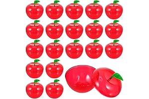 Charming Clear Plastic Apples for Delightful Decorations