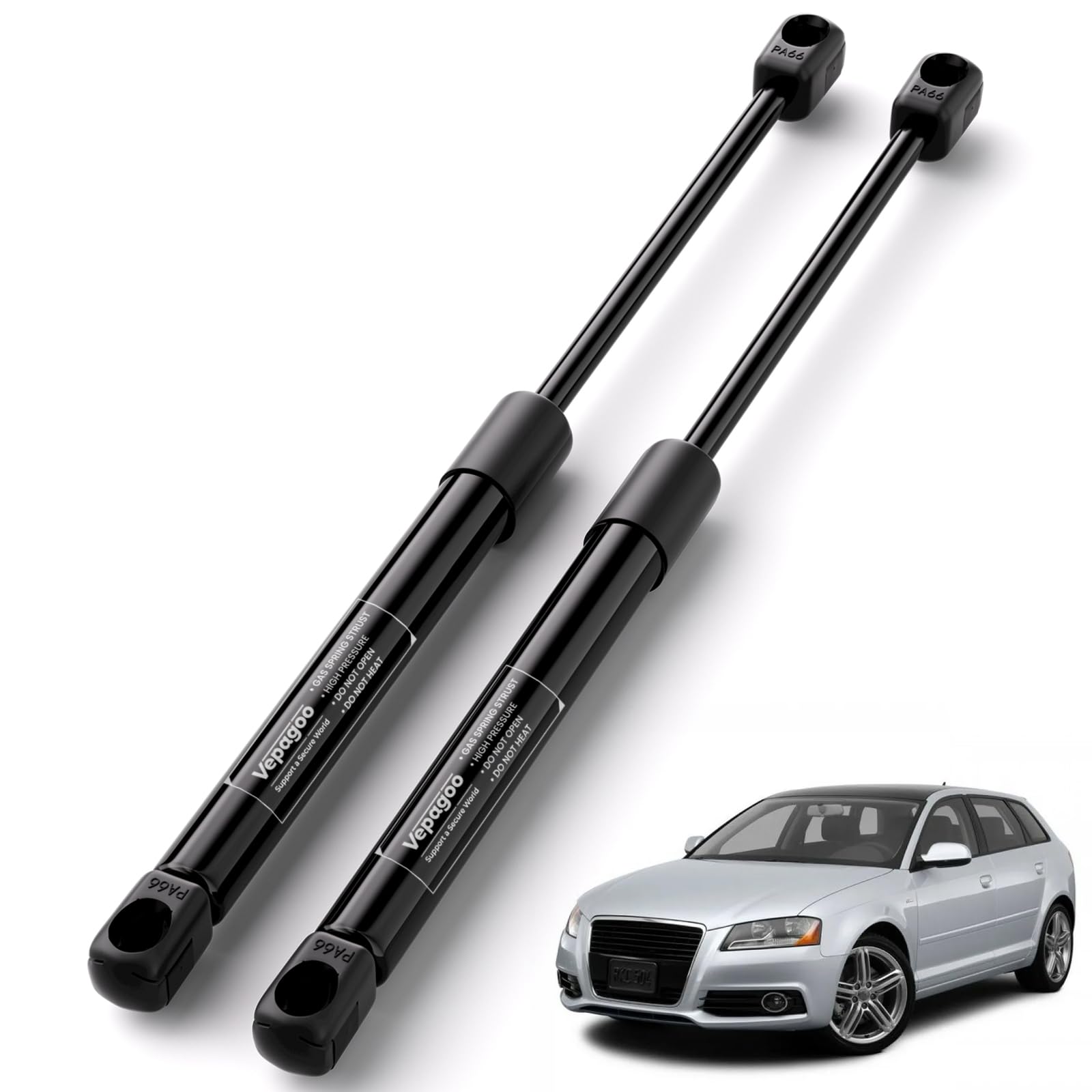 Vepagoo 2X Molle a gas Ammortizzatori Portellone Posteriore per Audi A3 Sportback 8PA 2004-2013 Asta Portellone Bagagliaio Sostituire #8P4827552B