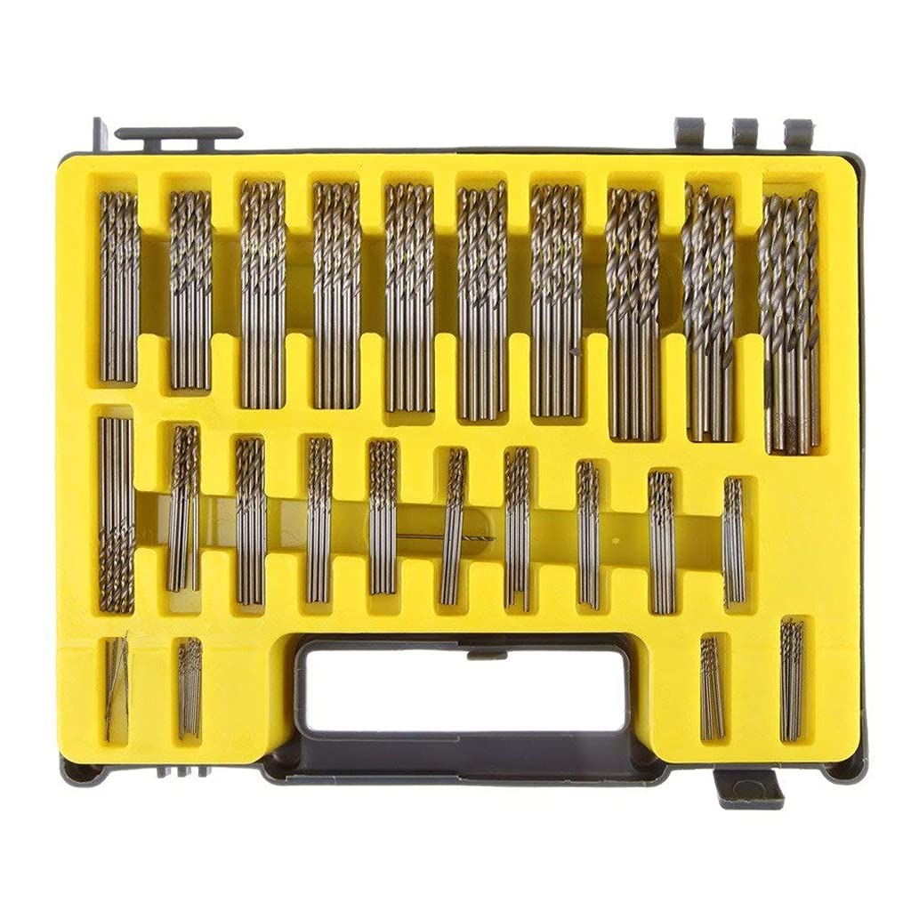 Set di Punte per Trapano Mini Twist Drill Bit Kit 0.4mm-3.2 Micro Precision Twist Drill 150Pcs con Custodia per PCB Crafts Jewelry Drilling Tool