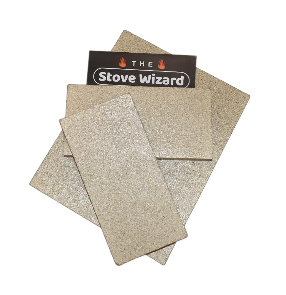 The Stove Wizard Lot De 6 Briques Réfractaires Jusqu'à 1100 Degrés