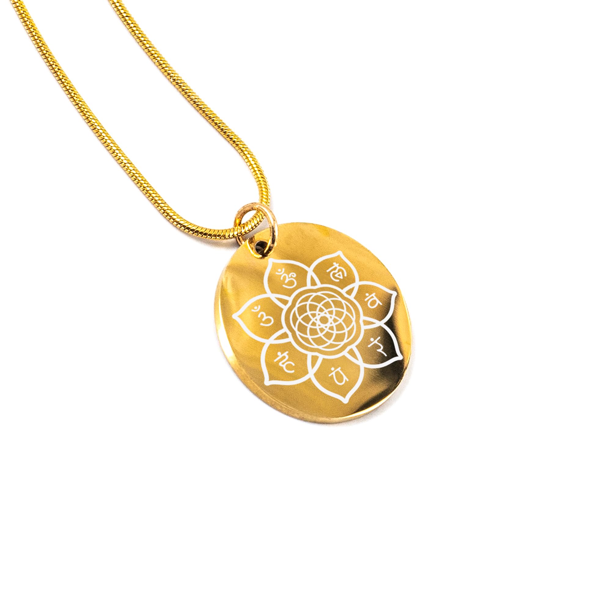 mesmerize Balance 7 Chakra Necklace for Women | Circle Necklace with Engraved Chakra Symbols | Spiritual Jewellery | 6-Month Warranty.-picture-33