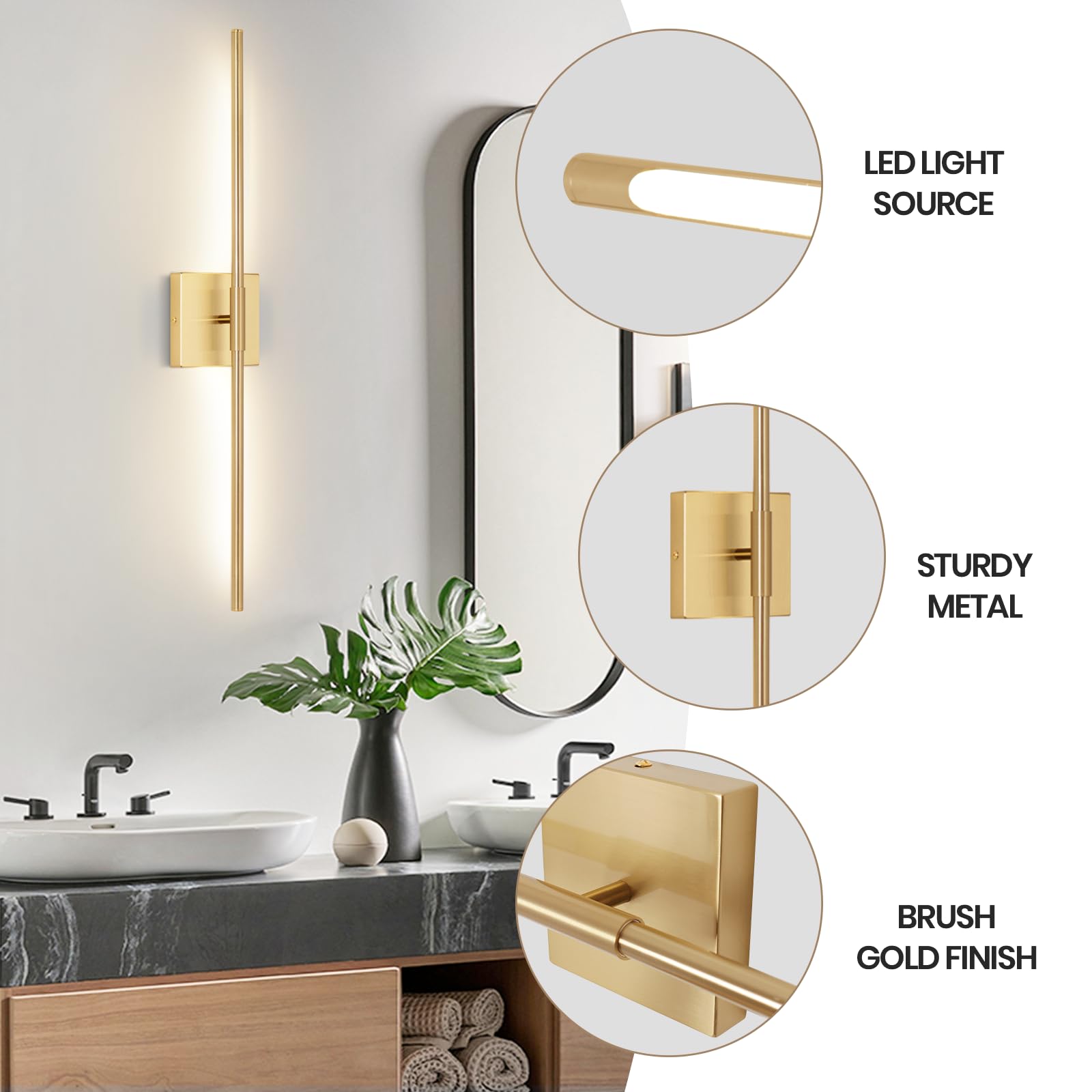 EIDEARAY Long Strip LED Wall Lamp - Image 3