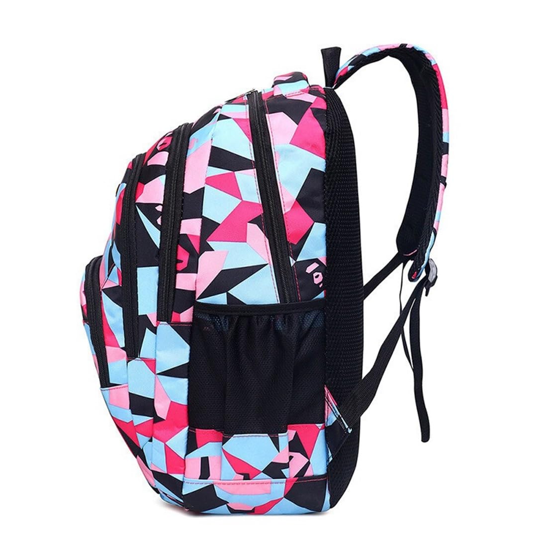 Junior High School Rucksäcke for Mädchen Grundschulkinder Schultasche Mochila Hochwertige Schultaschen mit großer Kapazität for Kinder Jungen (Color : Black)