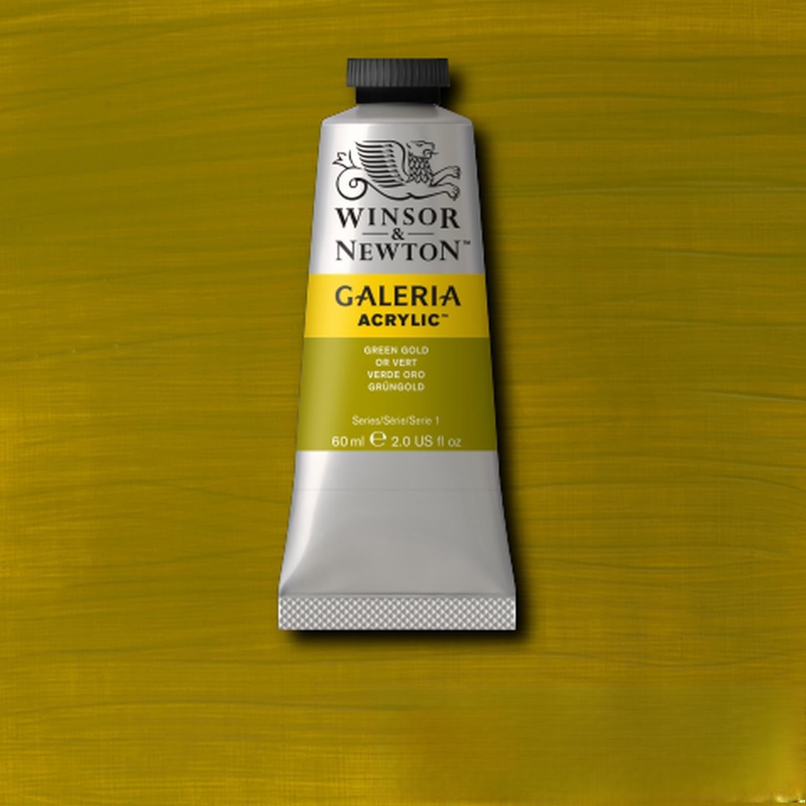 Winsor & Newton Galeria Acrylic Paint Medium Tube 60ml AVAILABLE (Greengold)