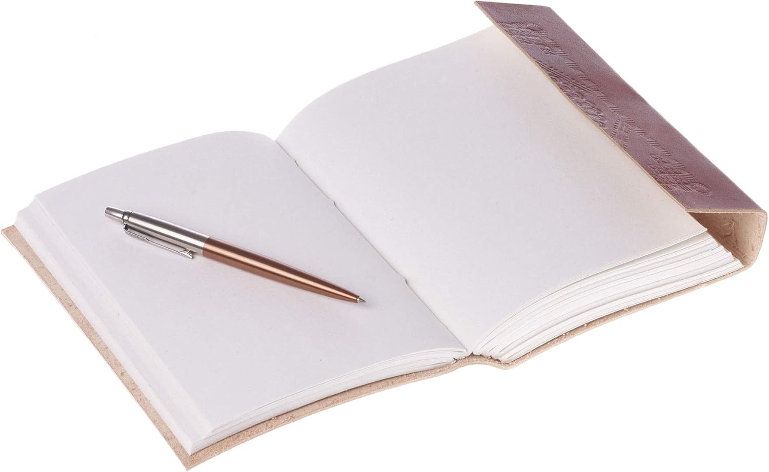 Paper High Leather Journal Notebook Large Stitched 135 x 185mm