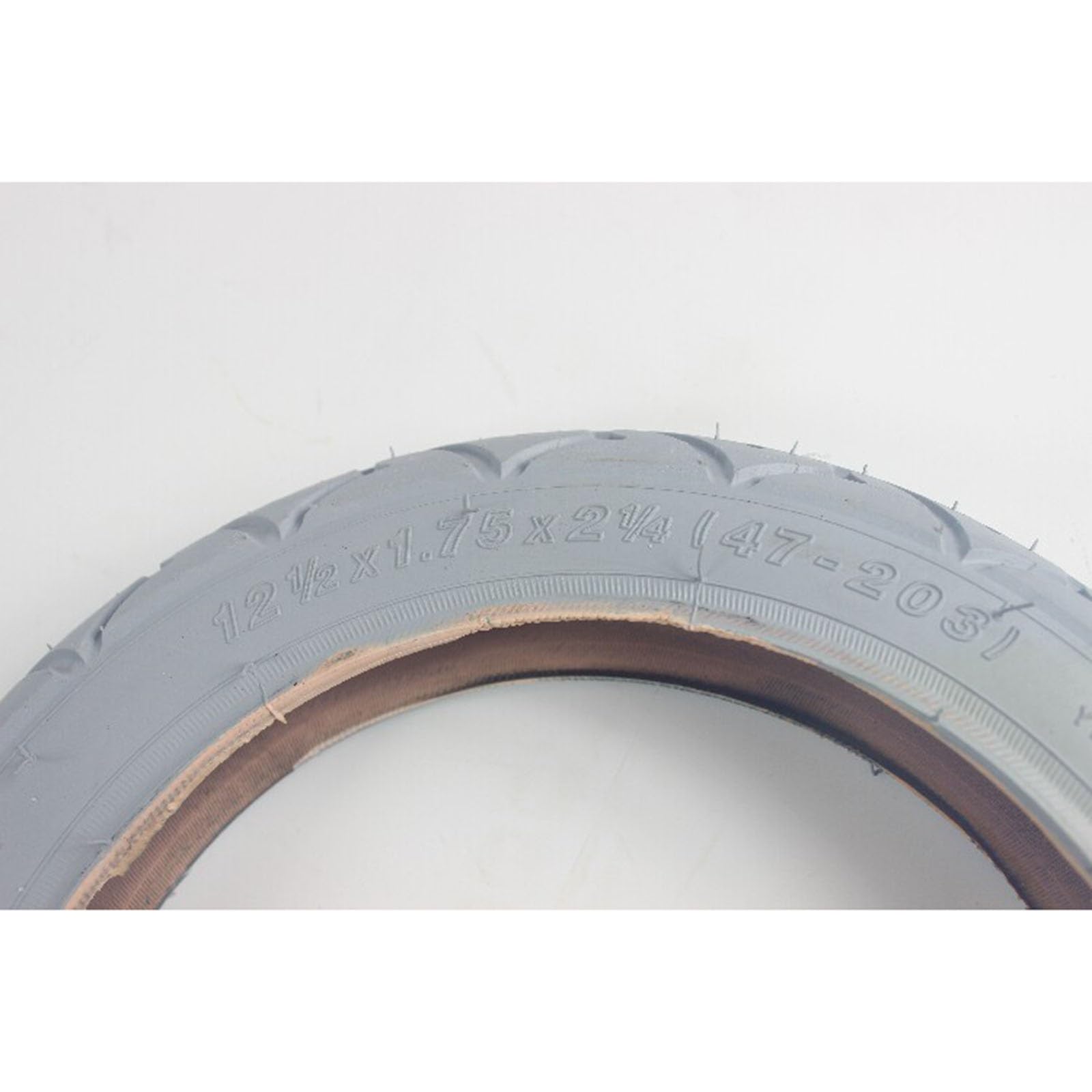 Hinterrad Des Bollerwagens, Aufblasbarer Außenreifen | (47-203) 12 1/2 x 1,75 x 2 1/4 Gummi-Außenreifen, hohe Elastizität, hohe Temperaturbeständigkeit