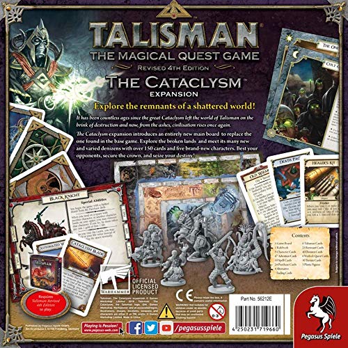 Pegasus Spiele, Talisman: The Cataclysm Expansion, Board Game, Ages 13+, 2-6 Players, 90 Minutes Playing Time